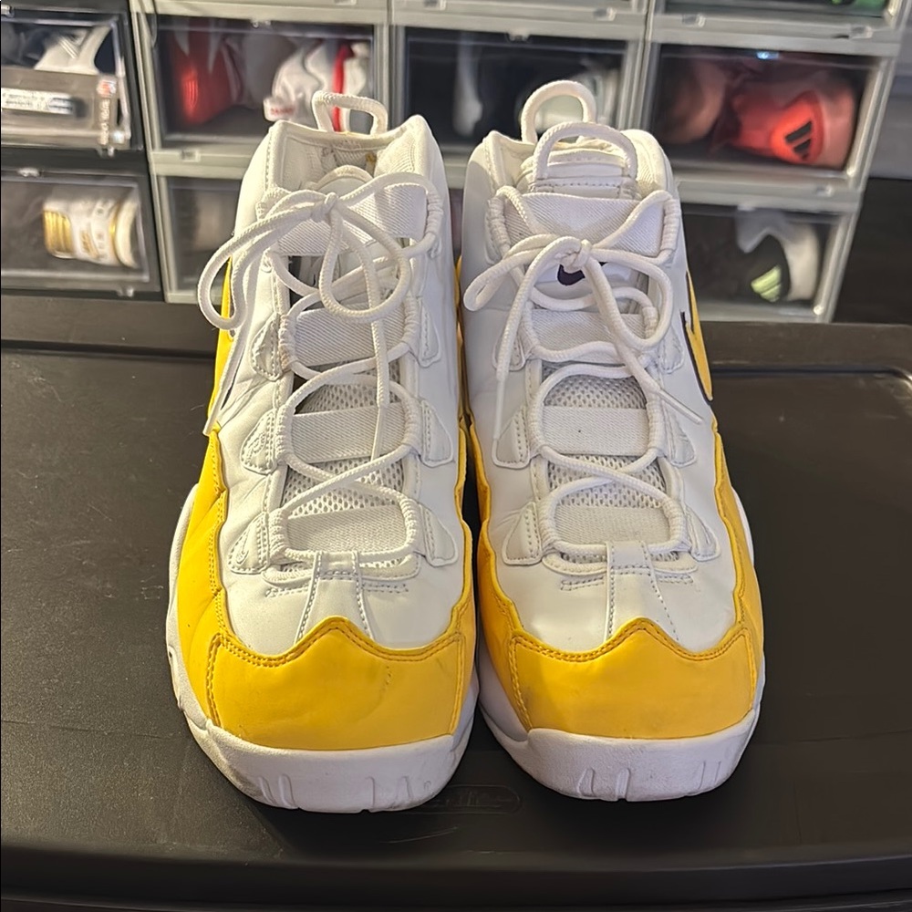 Nike uptempo, from 2019, worn